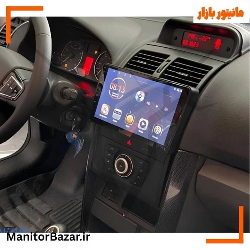 مانیتور اندروید سمند سورندوربین دنده عقب (دید در شب)