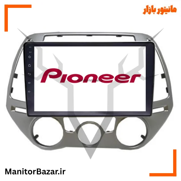 مانیتور اندروید پایونیر هیوندای i20 آنالوگ | با قاب فابریک