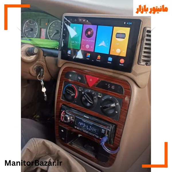 مانیتور اندرویدی هارمن سمند ال ایکس با کیفیت تصویر 4K (همراه با قاب فابریک)