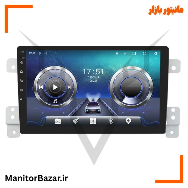 مانیتور اندرویدی هارمن سوزوکی ویتارا با کیفیت تصویر 4K (همراه با قاب فابریک)