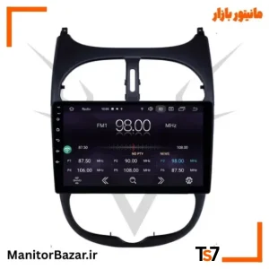 مانیتور خودرو TS7 مناسب 206