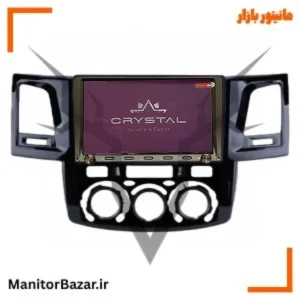 مانیتور تویوتا هایلوکس ۲۰۱۵ تا ۲۰۲۱ برند کریستال S9