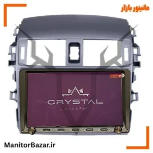 مانیتور تویوتا کرولا ۲۰۰۷ تا ۲۰۱۳ برند کریستال S9