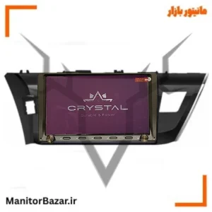 مانیتور تویوتا کرولا ۲۰۱۳ تا ۲۰۱۶ برند کریستال S9